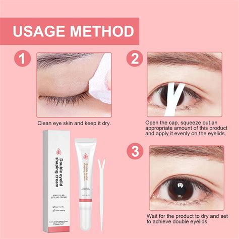 Double Eyelid Styling Cream Waterproof Shaping And Modeling For Long Lasting Invisible Double