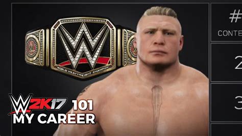 Wwe 2k17 My Career Mode Ep 101 Wwe Championship Hunt Youtube