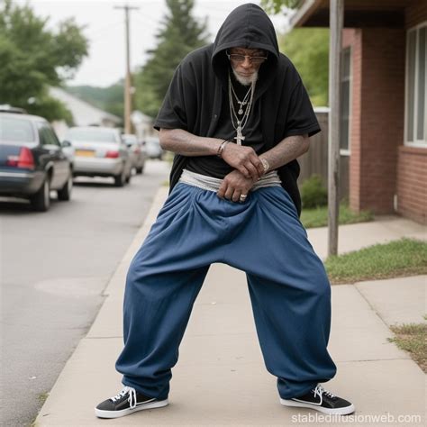 wizard  sagging pants stable diffusion