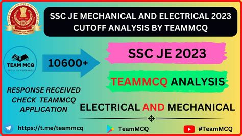 Ssc Je Electrical Cut Off Ssc Je Mechanical Cutoff Analysis