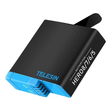 Batterie Rechargeable Telesin Mah V Pour Cam Ras Gopro Hero