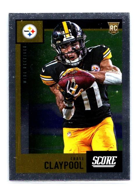 2020 Panini Chronicles Score Update Rookies Chase Claypool Pittsburgh