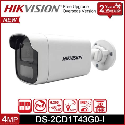 English Version Hikvision Ds Cd T G I Poe Mp Ir M Bullet Ip