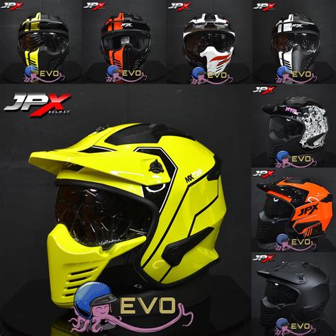 Jual HELM JPX MX 726 R SOLID DOFF ONGKIR TERMURAH 2KG Shopee Indonesia