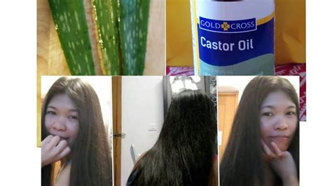 Hair Treatment With Aloe Vera Castor Oil YouTube