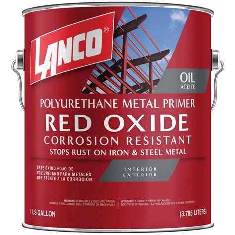 Lanco 1 Gal Oil Red Oxide Metal Primer MM100 4 The Home Depot