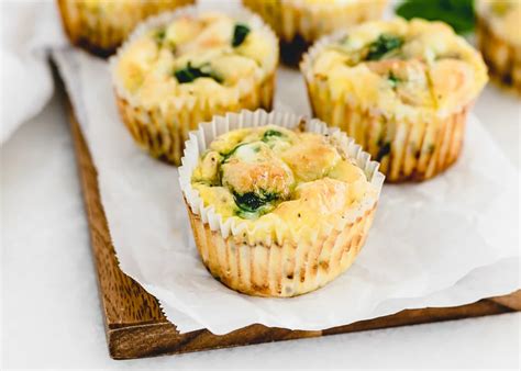 Mushroom Spinach Egg Muffins