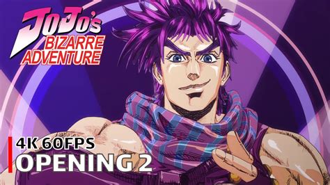 Jojos Bizarre Adventure Opening 2 [4k 60fps Creditless Cc] Youtube