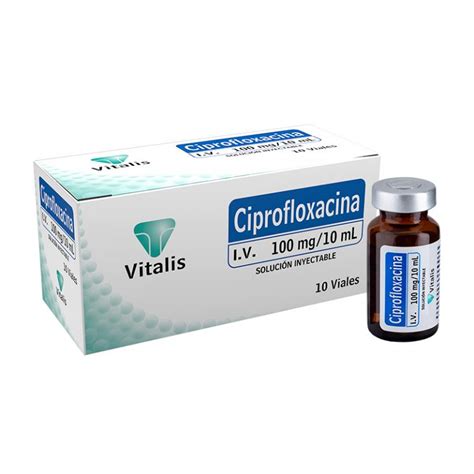 Ciprofloxacina 100 Mg10 Ml Vitalis