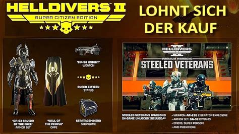 HellDivers 2 Lohnt Sich Der Kauf Der Super Citizen Edition