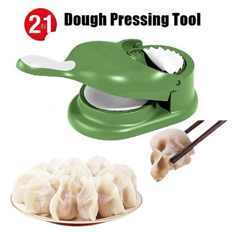 In Dumpling Maker Mould Dough Pressing Tool Manual Press Dumpling