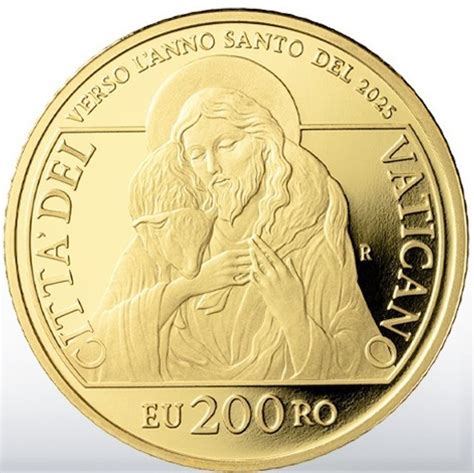 200 Euro Vaticano 2022 Oro Fondo Specchio Proof Romacoins