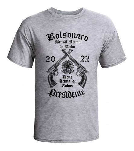 Camiseta Jair Bolsonaro Mito Jair Somos Todos Bolsonaro 2022 MercadoLivre