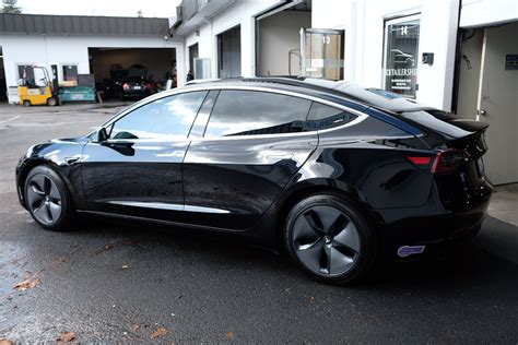 2019 Tesla Model 3 Black Metallic — Detailership™