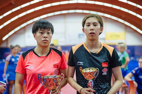 CHEN Ke PODIUM CEREMONY WANG Yidi BrychtaJan ITTF Czech Flickr