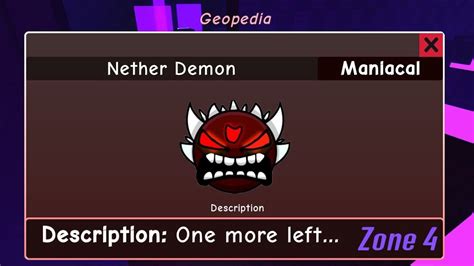 How To Get Nether Demon In Find The Geometry Dash Difficulties Roblox