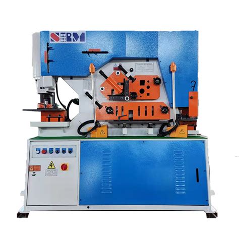 Tons Hydraulic Combined Punching And Shearing Iron Worker Machine