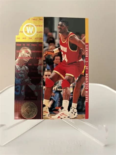 1994-95 SP CHAMPIONSHIP Series Hakeem Olajuwon #10 HOF EUR 4,32 - PicClick FR