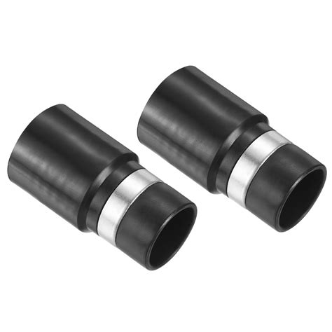 Uxcell Vacuum Hose Adapter Cleaner Hose Reducer Converter Connector 13 Id Black 2 Pack