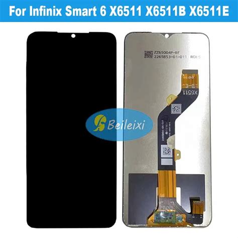 Conjunto Do Digitador Do Tela T Ctil Da Exposi O Do LCD Infinix Smart 6