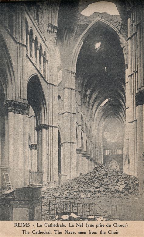 Reims20 Reims Cathedral War Damage 1916 Chris Protopapas Flickr