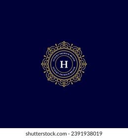 Beautiful Letter Infinity Monogram Incredibly Luxury Stock Vector