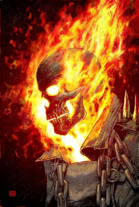 Pin De Cyberr Walker Em Ghost Rider Moto Do Motoqueiro Fantasma