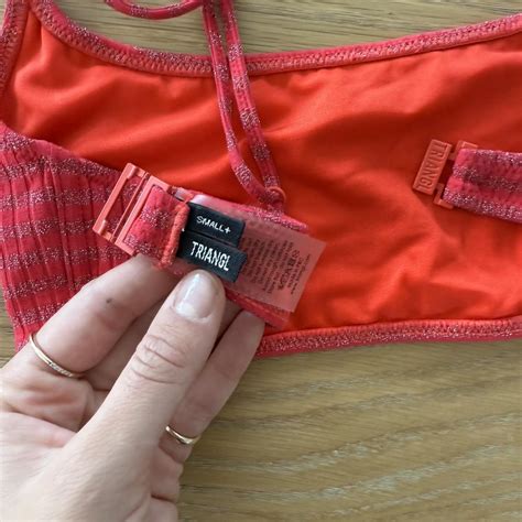 TRIANGL Bikini Set Top Is Small Bottoms Depop