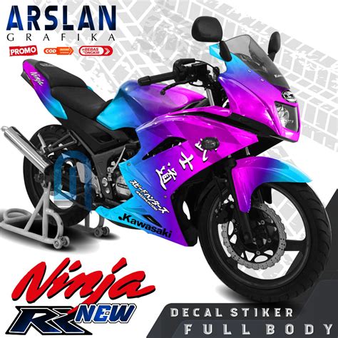 Jual TAHAN PUDAR Decal Ninja 150 RR NEW Full Body Stiker Ninja 150 RR