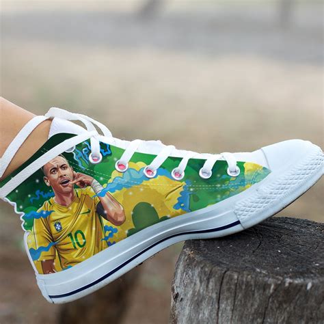 Neymar Casual Hightop Neymar Jr Shoes Football Hightop | Etsy