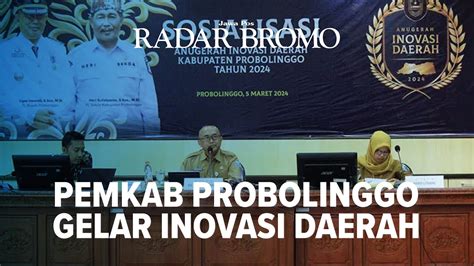 Pemkab Probolinggo Gelar Inovasi Daerah Youtube