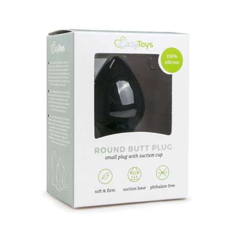 Plug Anal Redondo De Silicone Pequeno ErotiPlace