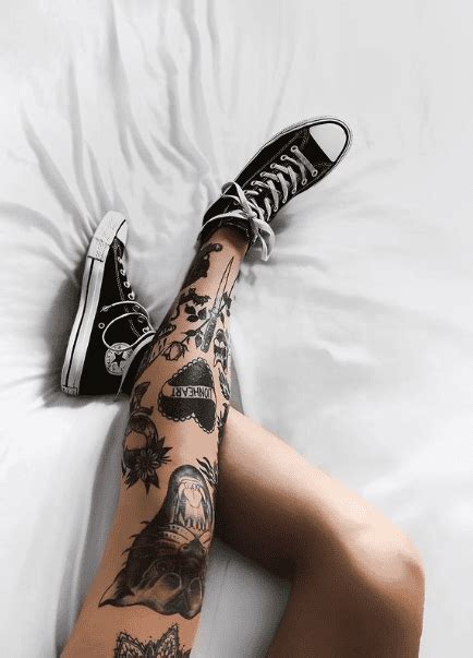 Leg Sleeve Tattoos For Women