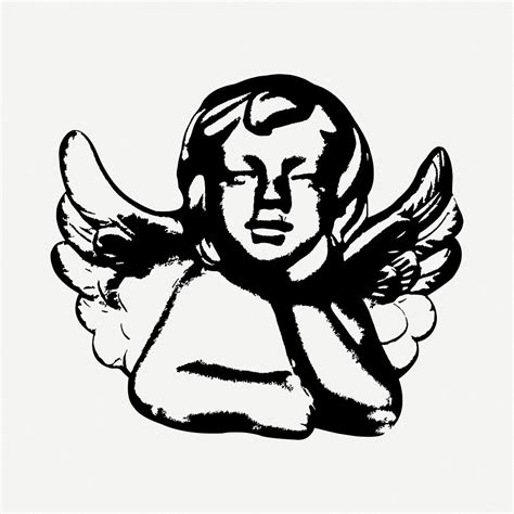 Baby Angel Clipart Illustration Psd Free Psd Rawpixel