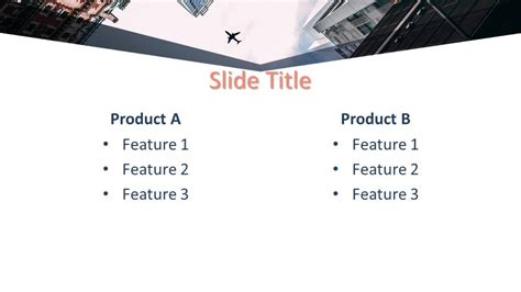 Free Flying Plane PowerPoint Template - Free PowerPoint Templates