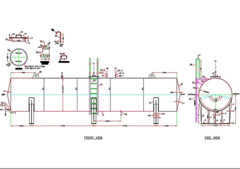 Tanque 30m3 En Autocad Descargar Cad Gratis 21641 Kb Bibliocad