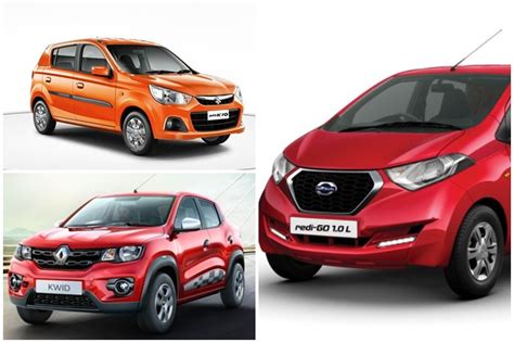 Datsun Redi Go 10 L Vs Renault Kwid 1 L Vs Maruti Suzuki Alto K10