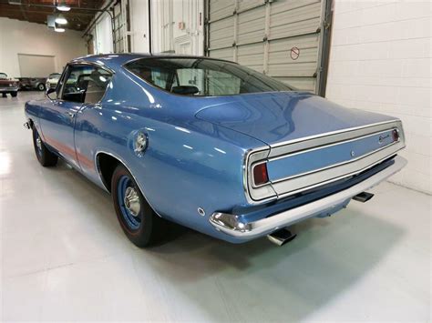 1968 PLYMOUTH BARRACUDA FORMULA S FASTBACK Rear 3 4 174723