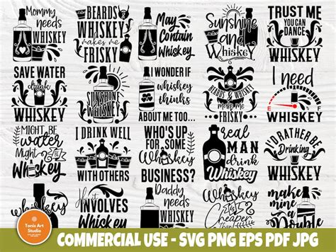 Whiskey Svg Bundle Alcohol Sayings Svg Drinking Quotes Svg Etsy Australia