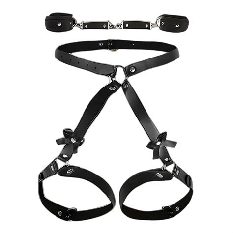 Bielizna erotyczna uprząż Sex BDSM kajdanki Harness gadżety erotyczne 5906826424486 Cena