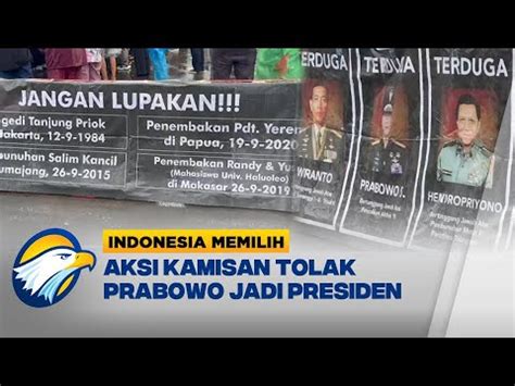 Aksi Kamisan Tuntut Prabowo Diadili Atas Pelanggaran Ham Youtube