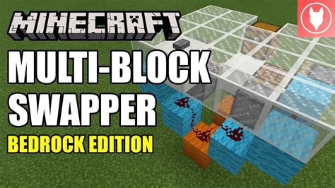 Minecraft Bedrock Multi Block Swapper Floor Tutorial Xbox MCPE