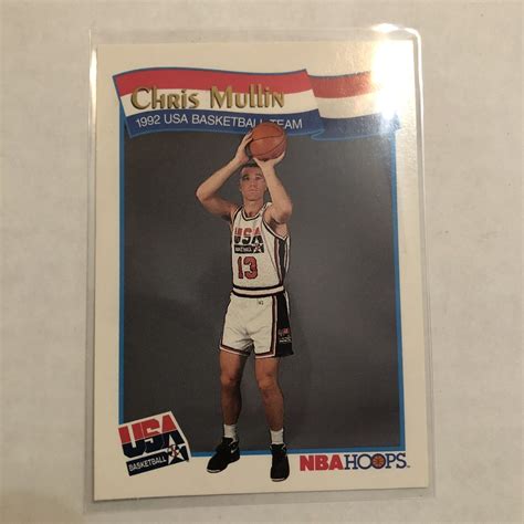 1991 92 NBA Hoops Chris Mullin 1992 USA Basketball Team Card 57 EBay