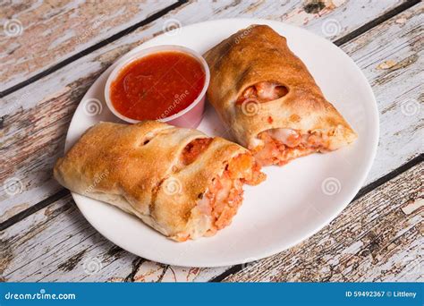 Chicken Parmigiana Roll Stock Image Image Of Dough Dinner 59492367