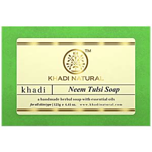 Buy Khadi Natural Neem Tulsi Handmade Herbal Soap Online At Best Price