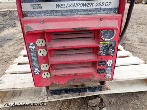 Lincoln Weldanpower 225 G7 Weldergenerator In Kinsley Ks Item