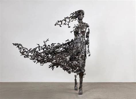 Fragmented Metal Sculptures Capture The Ephemerality Of Human Life My