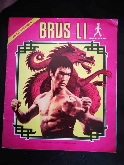 Rare Bruce Lee Enter The Dragon Sticker Scrapbook Circa 7475 Eastern