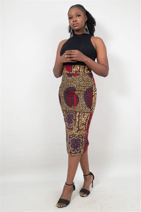 African Print Skirts African Clothing On Line Naborhi