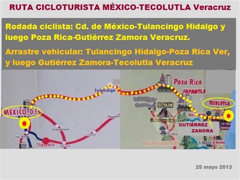 Cicloturismo Biciperros Ruta Cd De M Xico Tecolutla Nautla Estado De